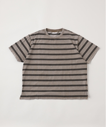 SANDWATERR / サンドウォーター RESEARCHED TEE SS / COTTON BORDER JERSEY