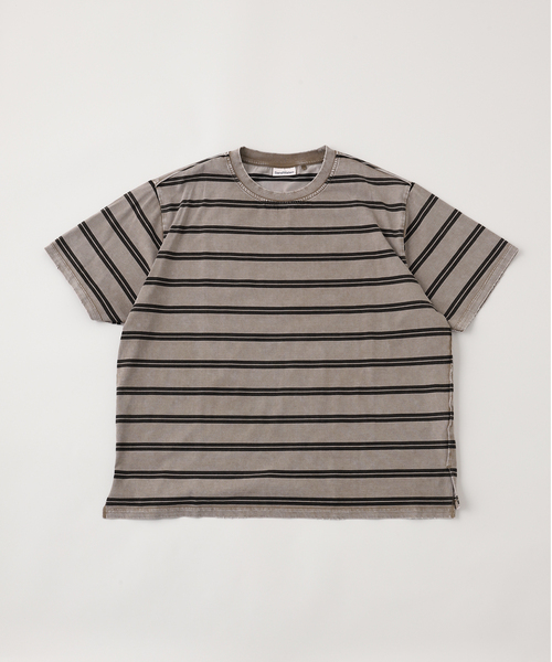 SANDWATERR / サンドウォーター RESEARCHED TEE SS / COTTON BORDER