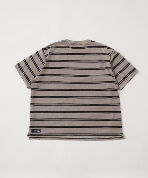 SANDWATERR / サンドウォーター RESEARCHED TEE SS / COTTON BORDER