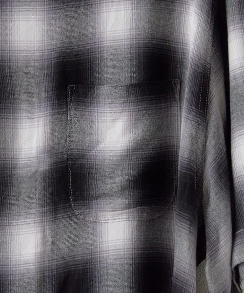 TOWNCRAFT（タウンクラフト）の「TOWNCRAFT/タウンクラフト 60S LOOP COLLAR SS SHIRTS 半袖シャツ（シャツ/ブラウス・メンズ・ブラック/モカ・LARGE/MEDIUM）」の8枚目の写真