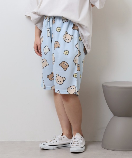 FUNALIVE(ファンアライブ)の「Rilakkuma ハニカムメッシュ ショートパンツ(その他パンツ・レディース・ブラック/ライトブルー/グレー/ダークブルー/ベージュ・S/M/L)」の17枚目の写真