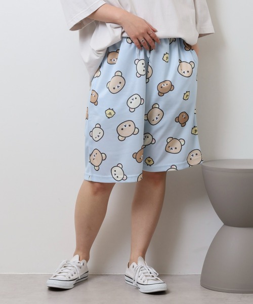 FUNALIVE(ファンアライブ)の「Rilakkuma ハニカムメッシュ ショートパンツ(その他パンツ・レディース・ブラック/ライトブルー/グレー/ダークブルー/ベージュ・S/M/L)」の19枚目の写真