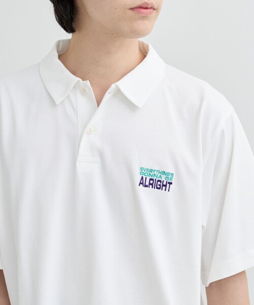 coen(コーエン)の「<WELLTECT/多機能>刺繍ロゴポロシャツ ー吸水速乾、接触冷感、UVカット、遮熱ー(ポロシャツ・メンズ・ブラック/ベージュ/オフホワイト・S/XL/M/L)」の4枚目の写真