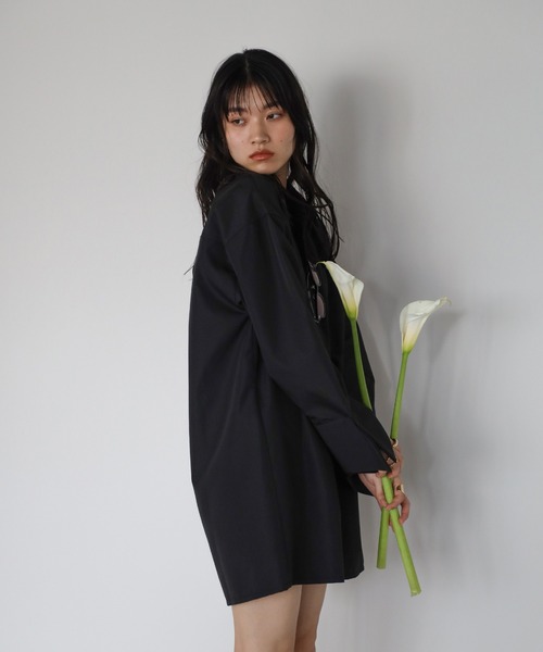 新品タグ付き】Layered Romper /レイヤードロンパース ブラックS 新品