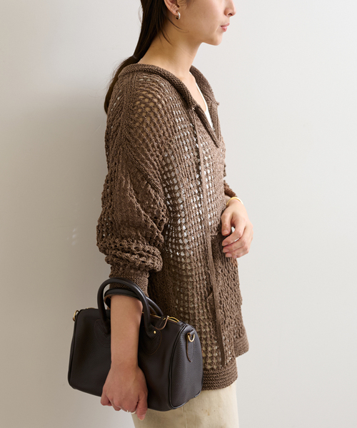 セール】ENRICA/エンリカ キーネックプルオーバー(ニット セール】ENRICA/エンリカ キーネックプルオーバー(ニット