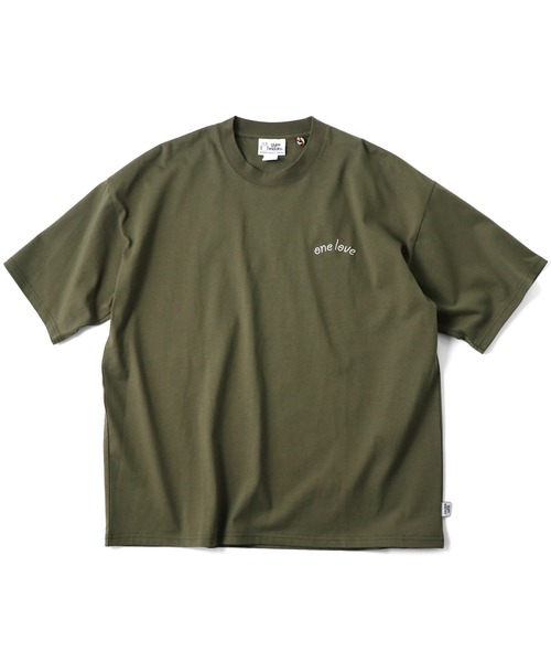 7.4oz one love刺繍ビッグTee | ジムマスター（gym master）公式通販