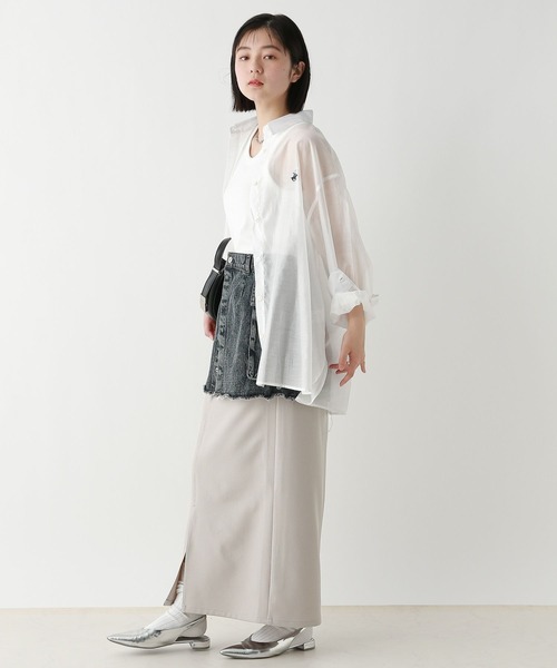 RAGEBLUE（レイジブルー）の「3WAY/デニムレイヤードスカートセット（スカート・レディース・ブラック×ブラック/ブラック×グレー・FREE）」の8枚目の写真