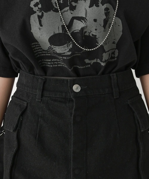 RAGEBLUE（レイジブルー）の「3WAY/デニムレイヤードスカートセット（スカート・レディース・ブラック×ブラック/ブラック×グレー・FREE）」の17枚目の写真