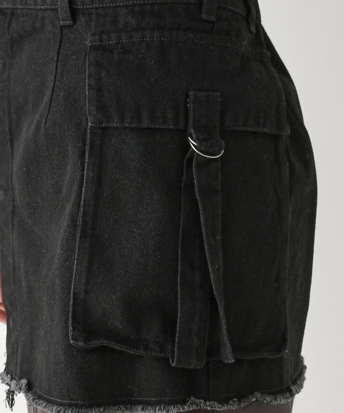 RAGEBLUE（レイジブルー）の「3WAY/デニムレイヤードスカートセット（スカート・レディース・ブラック×ブラック/ブラック×グレー・FREE）」の19枚目の写真