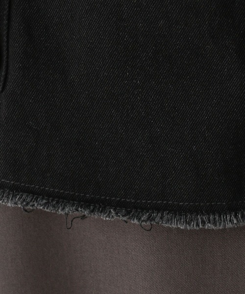 RAGEBLUE（レイジブルー）の「3WAY/デニムレイヤードスカートセット（スカート・レディース・ブラック×ブラック/ブラック×グレー・FREE）」の20枚目の写真