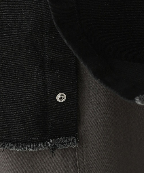 RAGEBLUE（レイジブルー）の「3WAY/デニムレイヤードスカートセット（スカート・レディース・ブラック×ブラック/ブラック×グレー・FREE）」の21枚目の写真