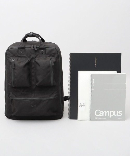 フルクロ（fulcro）/撥水 18ポケット バックパック バーティカル ビジネスリュック A4サイズ・15インチPC収納対応 セール】fulcro フルクロ 撥水 18ポケット バックパック バーティカル
