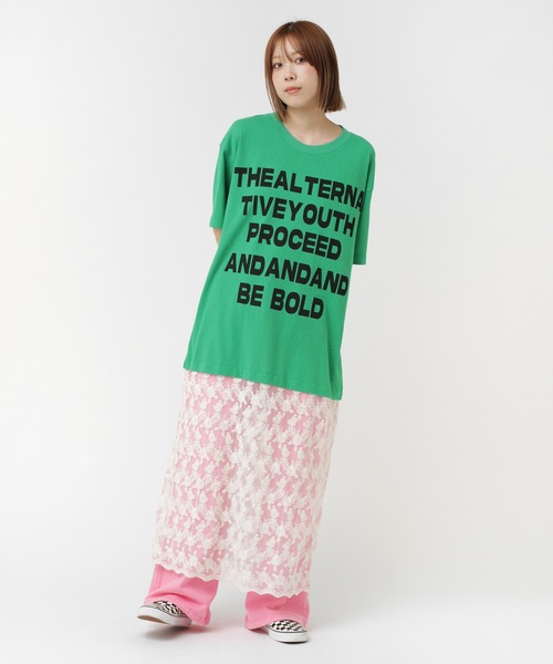 RNA（アールエヌエー）の「D1671 チュールレースコンビワンピース（ワンピース・レディース・ホワイト/ブラウン/グリーン・MEDIUM）」の3枚目の写真