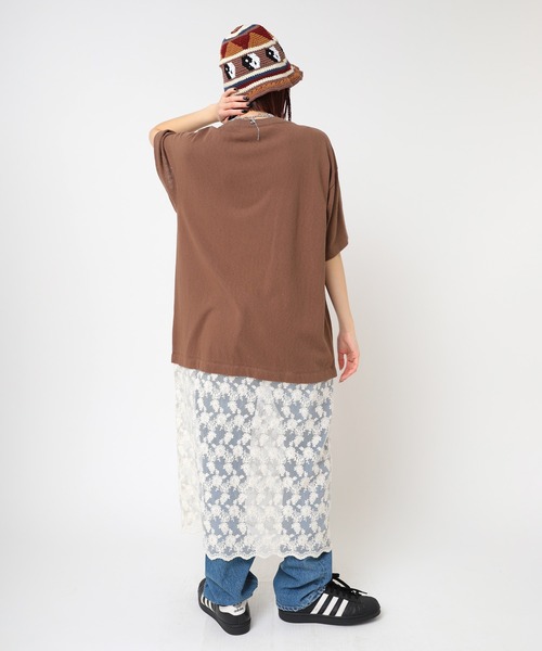 RNA（アールエヌエー）の「D1671 チュールレースコンビワンピース（ワンピース・レディース・ホワイト/ブラウン/グリーン・MEDIUM）」の18枚目の写真