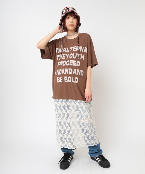 RNA（アールエヌエー）の「D1671 チュールレースコンビワンピース（ワンピース・レディース・ホワイト/ブラウン/グリーン・MEDIUM）」の16枚目の写真