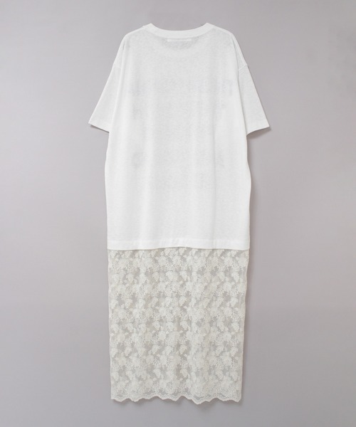 RNA（アールエヌエー）の「D1671 チュールレースコンビワンピース（ワンピース・レディース・ホワイト/ブラウン/グリーン・MEDIUM）」の15枚目の写真