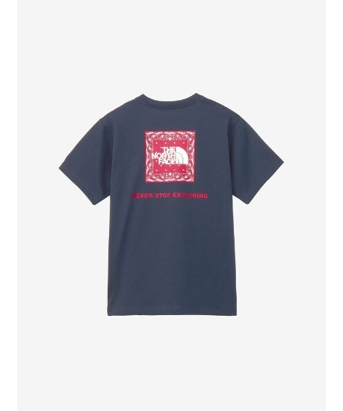 THE NORTH FACE(ザノースフェイス)の「ザ・ノースフェイス / ショートスリーブバンダナスクエアロゴティー NTW32446(レディース)(Tシャツ/カットソー・レディース・ネイビー系/ホワイト系その他/レッド系その他/ブラック系その他2・LARGE/MEDIUM)」の3枚目の写真