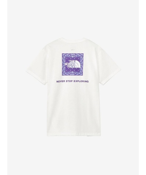 THE NORTH FACE(ザノースフェイス)の「ザ・ノースフェイス / ショートスリーブバンダナスクエアロゴティー NTW32446(レディース)(Tシャツ/カットソー・レディース・ネイビー系/ホワイト系その他/レッド系その他/ブラック系その他2・LARGE/MEDIUM)」の2枚目の写真