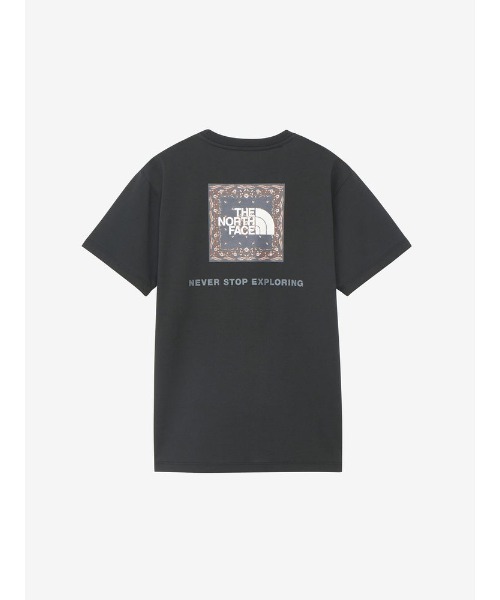 THE NORTH FACE(ザノースフェイス)の「ザ・ノースフェイス / ショートスリーブバンダナスクエアロゴティー NTW32446(レディース)(Tシャツ/カットソー・レディース・ネイビー系/ホワイト系その他/レッド系その他/ブラック系その他2・LARGE/MEDIUM)」の1枚目の写真