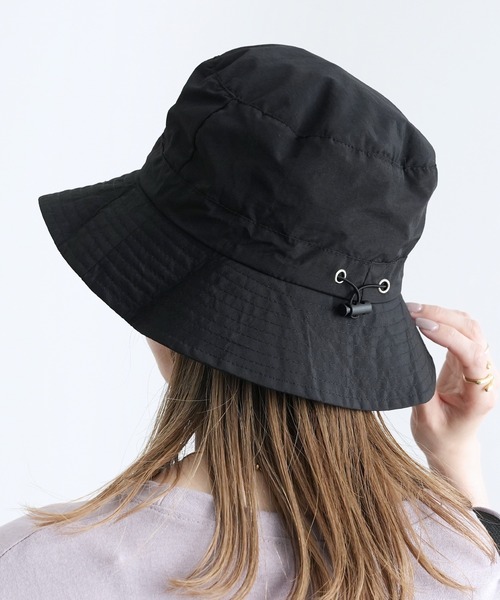 reca(レカ)の「折りたたみバケットハット(ハット・レディース・ブラック/カーキ・FREE)」の9枚目の写真