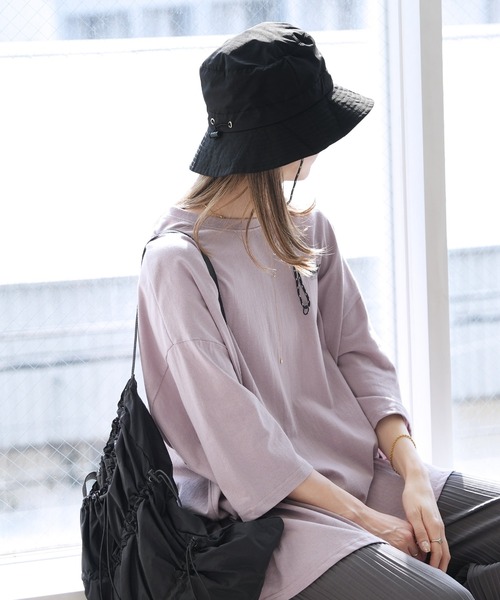 reca(レカ)の「折りたたみバケットハット(ハット・レディース・ブラック/カーキ・FREE)」の10枚目の写真