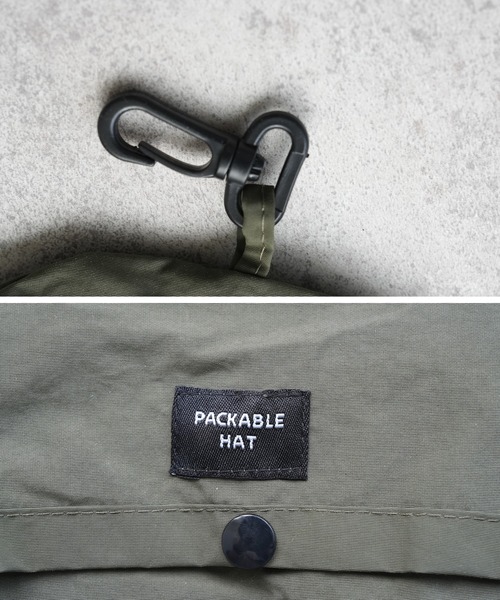 reca(レカ)の「折りたたみバケットハット(ハット・レディース・ブラック/カーキ・FREE)」の16枚目の写真