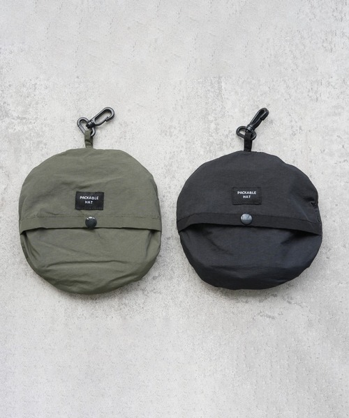 reca(レカ)の「折りたたみバケットハット(ハット・レディース・ブラック/カーキ・FREE)」の17枚目の写真