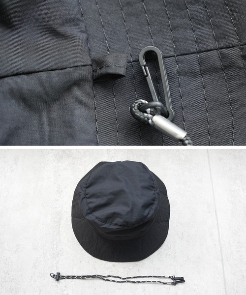 reca(レカ)の「折りたたみバケットハット(ハット・レディース・ブラック/カーキ・FREE)」の21枚目の写真