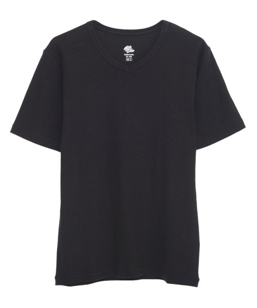 JEMORGAN（ジェーイーモーガン）の「『JEMORGAN LONG JOHNS/ジェーイーモーガンロングジョーンズ』250g/㎡テレコVネック半袖Ｔ【+】（Tシャツ/カットソー・メンズ・ブラック/杢グレー/ホワイト・XL/L/M）」の13枚目の写真