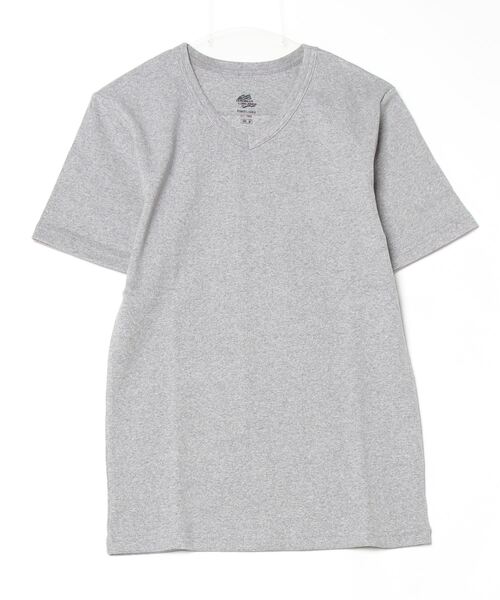 JEMORGAN（ジェーイーモーガン）の「『JEMORGAN LONG JOHNS/ジェーイーモーガンロングジョーンズ』250g/㎡テレコVネック半袖Ｔ【+】（Tシャツ/カットソー・メンズ・ブラック/杢グレー/ホワイト・XL/L/M）」の21枚目の写真