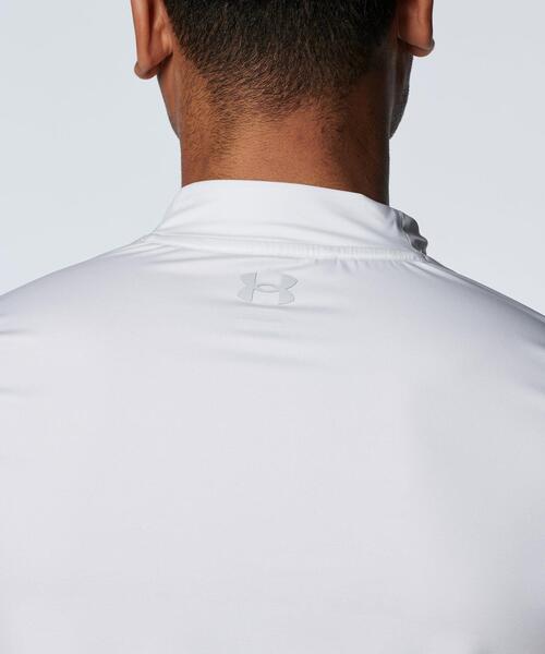 UNDER ARMOUR(アンダーアーマー)の「UAアイソチル フィッティド ロングスリーブ モックネック シャツ(ゴルフ/メンズ)(Tシャツ/カットソー・メンズ・ホワイト・M/2XL/XL/L/S)」の13枚目の写真