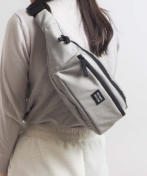 BEAMS DESIGN(ビームス デザイン)の「BEAMSDESIGN(ビームスデザイン)Every One ボディバッグ(ボディバッグ/ウエストポーチ・メンズ・グレー/ブラウン/ブラック/パープル/ベージュ・FREE)」の2枚目の写真