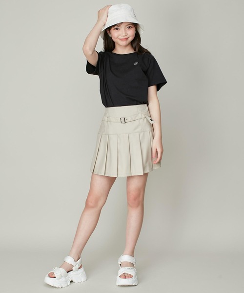 JENNI（ジェニィ）の「【コットン100％】プレート付き3Dロゴバケットハット（ハット・キッズ・ブラック/グレー/オフホワイト・54cm/56cm）」の5枚目の写真