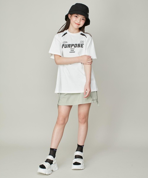 JENNI（ジェニィ）の「【コットン100％】プレート付き3Dロゴバケットハット（ハット・キッズ・ブラック/グレー/オフホワイト・54cm/56cm）」の11枚目の写真