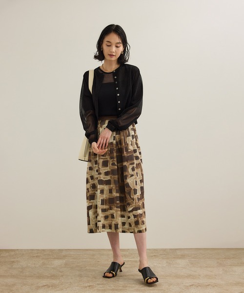 ROPE シャイニーラメカーディガン セール】【洗える】シャイニーラメカーディガン（カーディガン