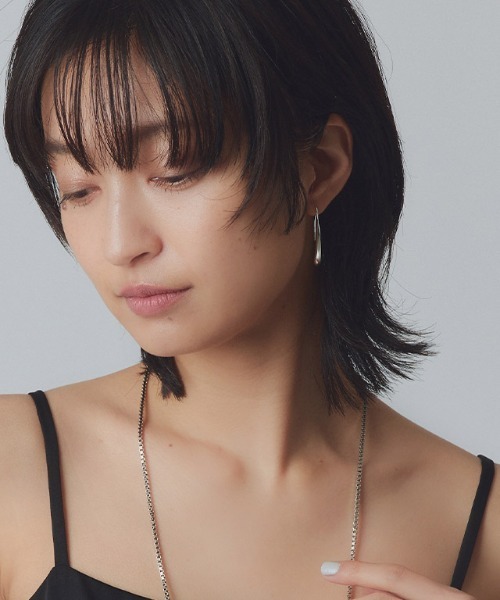 RASW（ラス）の「[RASW]silver925フックピアス（ピアス（両耳用）・レディース・シルバー・FREE）」の4枚目の写真