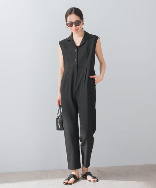 セール】『UR TECH DRYLUXE』F by ROSSO オープンカラーオールインワン