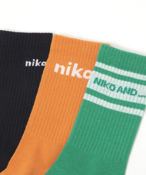 niko and...（ニコアンド）の「オリジナル3SETニコロゴソックス（ソックス/靴下・レディース・その他1/ホワイト/ブラック/その他3/レッド/グリーン/オフホワイト・FREE）」の19枚目の写真