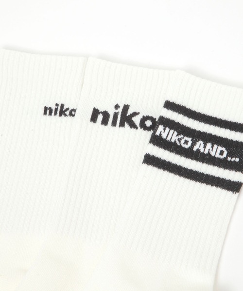 niko and...（ニコアンド）の「オリジナル3SETニコロゴソックス（ソックス/靴下・レディース・その他1/ホワイト/ブラック/その他3/レッド/グリーン/オフホワイト・FREE）」の20枚目の写真