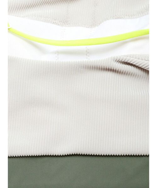 【morumoru】UN3D. LINE ART ONE SHOULDER ONE SHOULDER CROSS TOP / ワンショルダークロストップ(水着