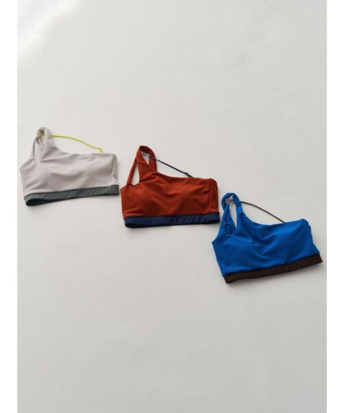 新品 UN3D. UN3D アンスリード ワンショルダー ビキニ 水着 UN3D. - ONE SHOULDER TOP / ワンショルダートップ (ブラック