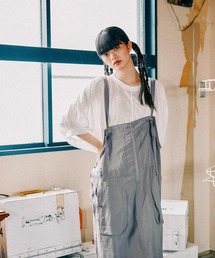 【MODE NORM CORE】 テロテロミリタリーポケワンピース