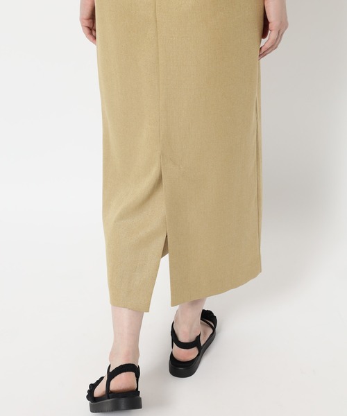 mysty woman（ミスティウーマン）の「ギャザーショルダージャンスカ 497420（ワンピース・レディース・グレー/ベージュ/ブラウン・FREE）」の13枚目の写真