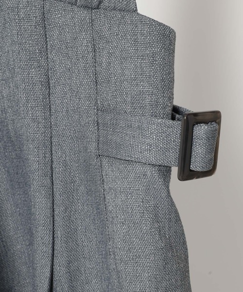 mysty woman（ミスティウーマン）の「ギャザーショルダージャンスカ 497420（ワンピース・レディース・グレー/ベージュ/ブラウン・FREE）」の21枚目の写真