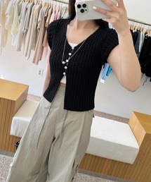 新品❤️ARCHIVIO ブラック 半袖セーター 新品❤️ARCHIVIO ブラック 半袖セーター 新品❤️ARCHIVIO