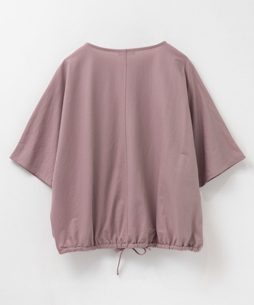 NAVY(ネイビー)の「nAvy SARARI 裾スピンドルTシャツ【接触冷感】(Tシャツ/カットソー・レディース・ピンク/ブルー/イエロー/チャコールグレー・M/L)」の17枚目の写真