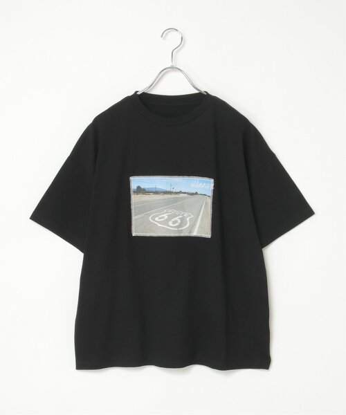 VENCEEXCHANGE(ヴァンスエクスチェンジ)の「綿天竺フォトハリツケTシャツ(Tシャツ/カットソー・レディース・その他1/オフホワイト/ブラック・FREE)」の17枚目の写真