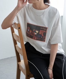 綿天竺フォトハリツケTシャツ