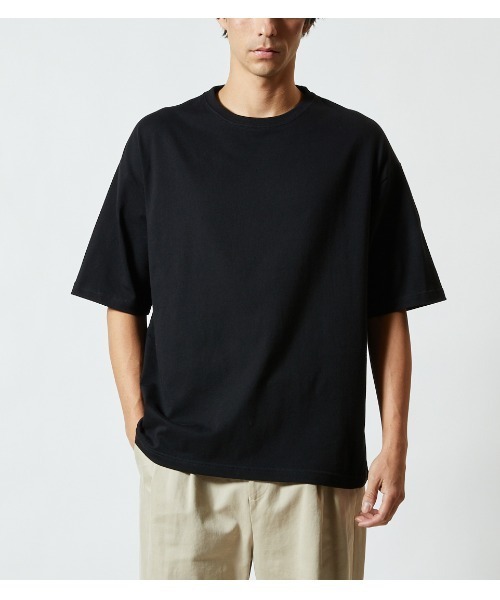 PATRIOT TAXI SELECT(パトリオットタクシーセレクト)の「【United Athle】ビッグシルエット ベーシックTシャツ(Tシャツ/カットソー・メンズ・ホワイト/グリーン系その他/ブラック・LARGE/X-LARGE/MEDIUM)」の3枚目の写真