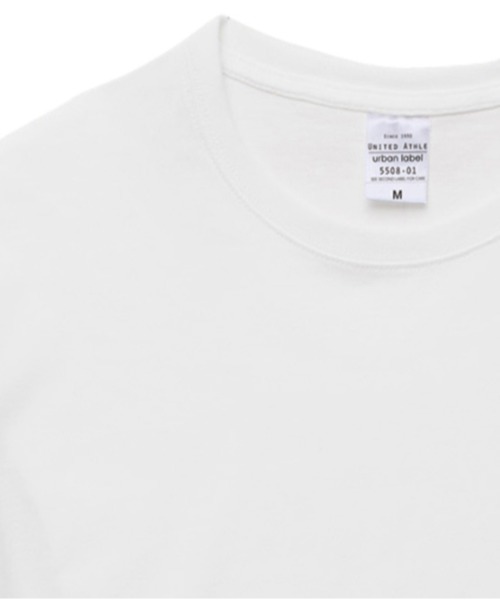 PATRIOT TAXI SELECT(パトリオットタクシーセレクト)の「【United Athle】ビッグシルエット ベーシックTシャツ(Tシャツ/カットソー・メンズ・ホワイト/グリーン系その他/ブラック・LARGE/X-LARGE/MEDIUM)」の5枚目の写真
